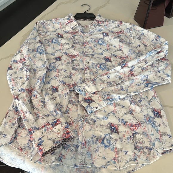 Robert Graham Other - Robert Graham linen shirt XL